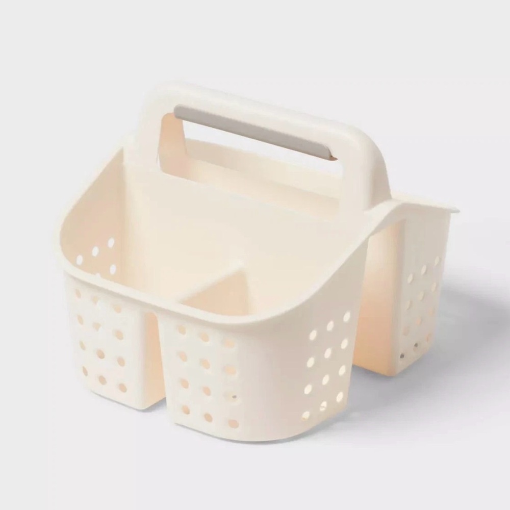 2 PACK Portable Shower Caddy for Dorm, Bathroom Storage Organizer - Ivory
NWT